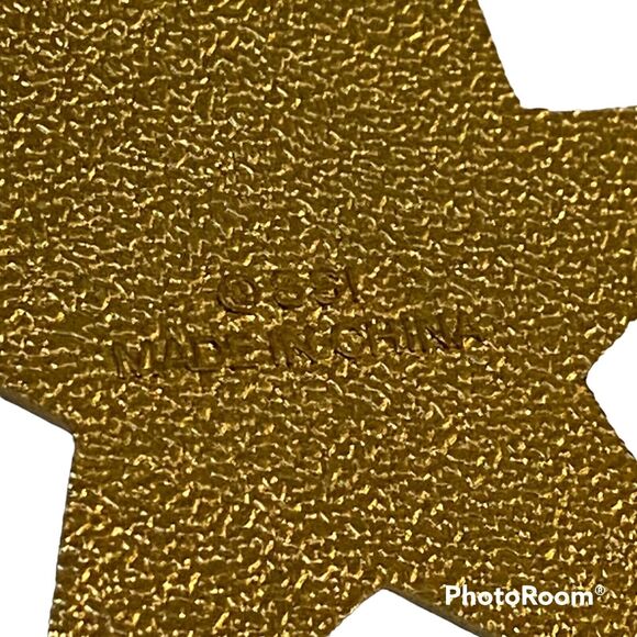 SSI Texas Longhorn Enamel Keychain Star Charm Souvenir Collector Gold Tone - Picture 5 of 6